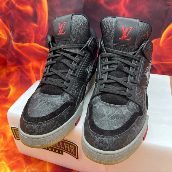 Louis Vuitton trainer ‘monogram eclipse’ Sz- 10M - Picture 5 of 12